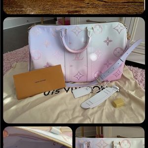 SOLD Louis Vuitton Pastel Sunrise limited edition Keepall 45 NWT